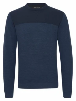 Indicode Pullover & Strickjacken<Herren Strickpullover - IDLabel marine gemustert