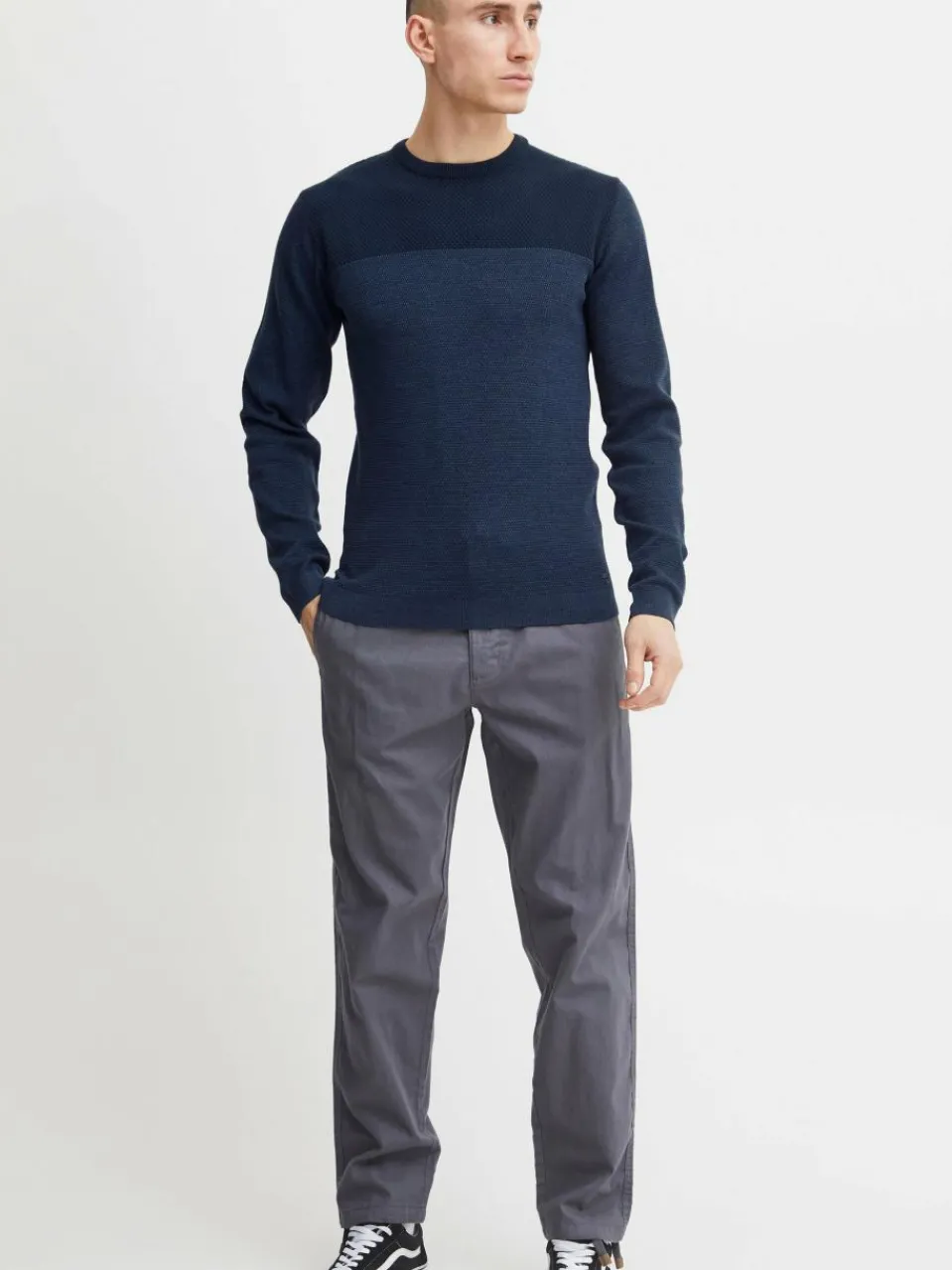 Indicode Pullover & Strickjacken<Herren Strickpullover - IDLabel marine gemustert