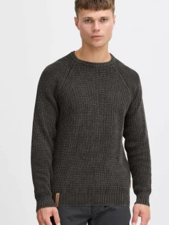 Indicode Pullover & Strickjacken<Herren Strickpullover - IDRockford schwarz uni