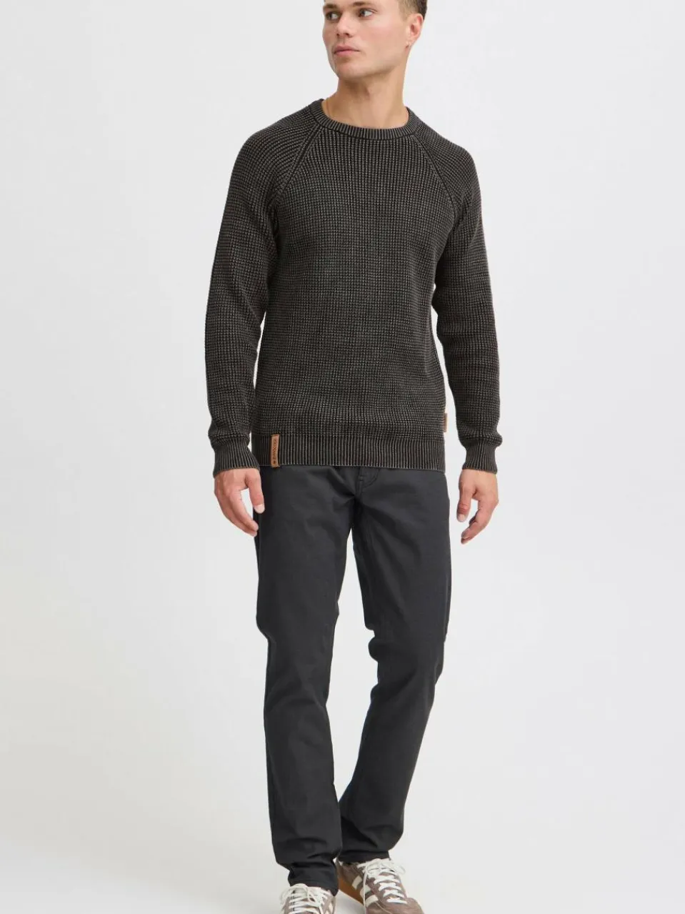 Indicode Pullover & Strickjacken<Herren Strickpullover - IDRockford schwarz uni
