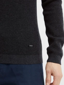 Indicode Pullover & Strickjacken<Herren Strickpullover - IDLabel schwarz gemustert