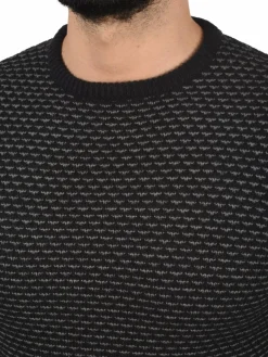 Indicode Pullover & Strickjacken<Herren Strickpullover - IDCoppler schwarz uni