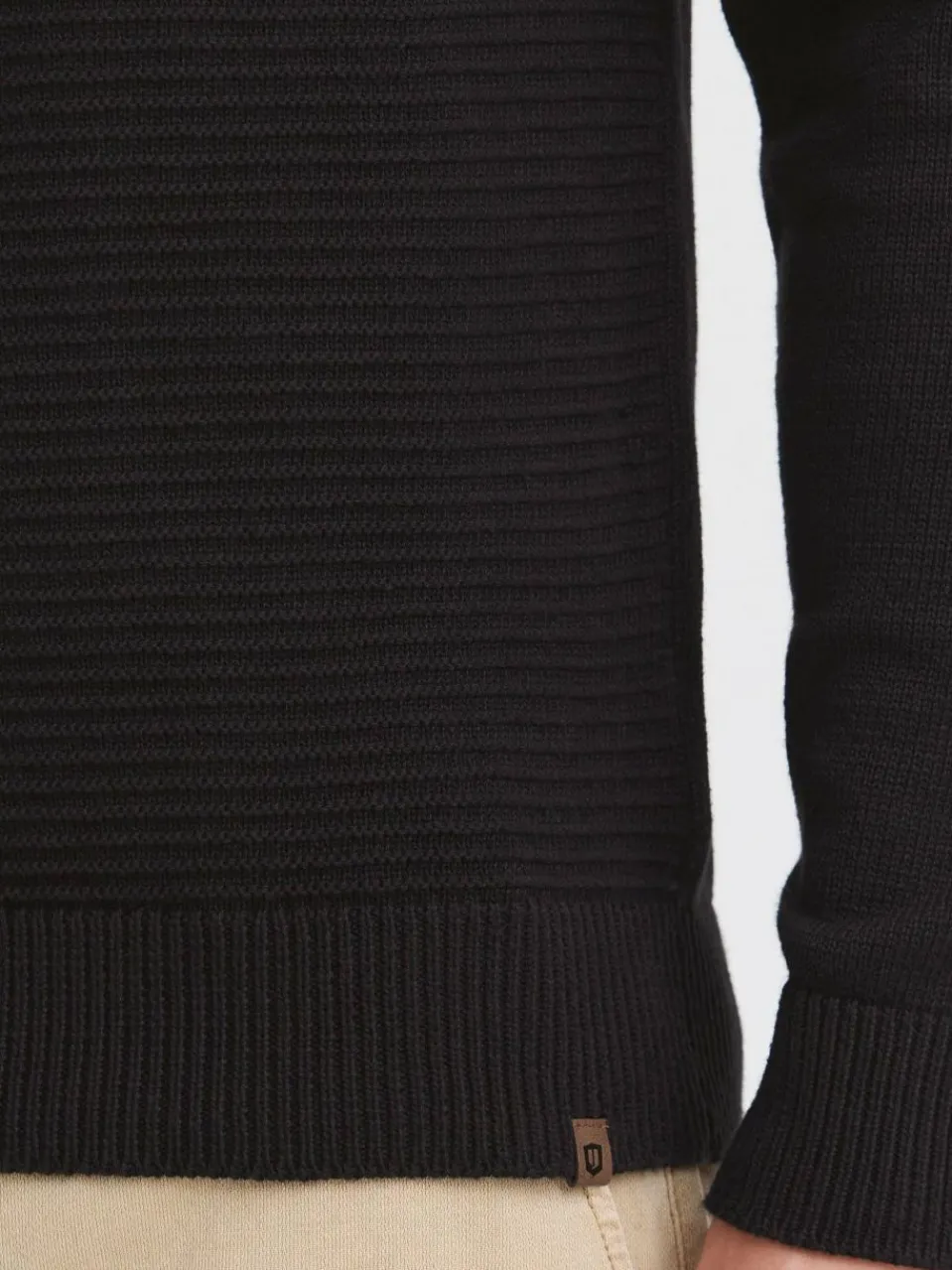 Indicode Pullover & Strickjacken<Herren Strickpullover - IDRicardo schwarz uni