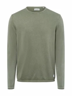 Jack & Jones Pullover & Strickjacken<Herren Strickpullover - JJEleo grün uni
