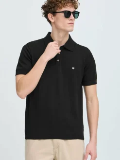 Kronstadt Poloshirts<Herren Strickpullover - KSEmil schwarz uni