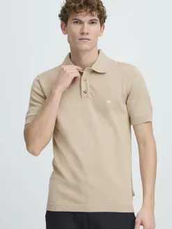 Kronstadt Poloshirts<Herren Strickpullover - KSEmil beige uni