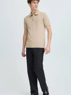 Kronstadt Poloshirts<Herren Strickpullover - KSEmil beige uni