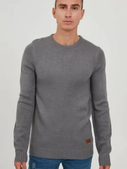 11 Project Pullover & Strickjacken<Herren Strickpullover - PRNoel grau meliert