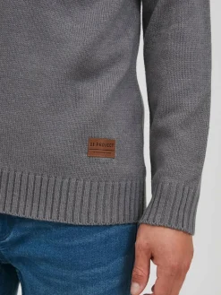 11 Project Pullover & Strickjacken<Herren Strickpullover - PRNoel grau meliert