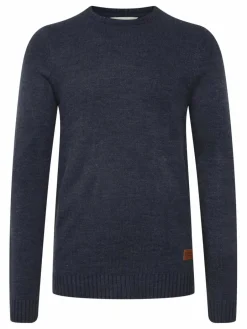 11 Project Pullover & Strickjacken<Herren Strickpullover - PRNoel blau meliert