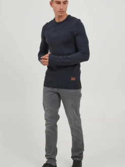 11 Project Pullover & Strickjacken<Herren Strickpullover - PRNoel blau meliert
