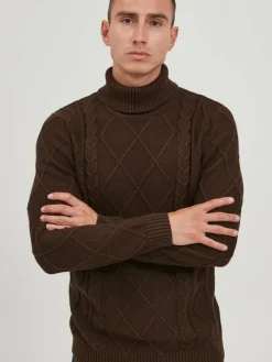 Solid Pullover & Strickjacken<Herren Strickpullover - SDTerence braun uni