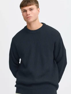 Solid Pullover & Strickjacken<Herren Strickpullover - SDGia blau uni