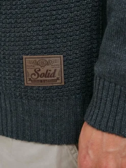 Solid Pullover & Strickjacken<Herren Strickpullover - SDTerrance grau uni