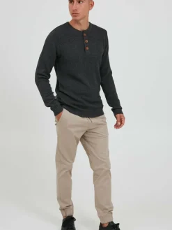 Solid Pullover & Strickjacken<Herren Strickpullover - SDTerrance grau uni