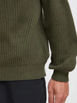 Solid Pullover & Strickjacken<Herren Strickpullover - SDGia grün uni