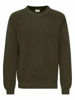 Solid Pullover & Strickjacken<Herren Strickpullover - SDGia grün uni