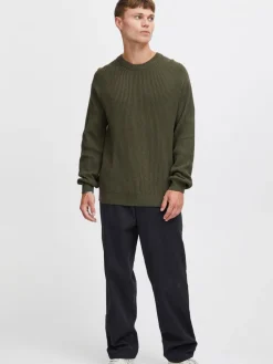 Solid Pullover & Strickjacken<Herren Strickpullover - SDGia grün uni