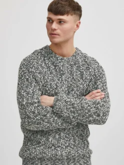 Solid Pullover & Strickjacken<Herren Strickpullover - SDGubber blau meliert