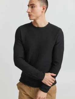 Solid Pullover & Strickjacken<Herren Strickpullover - SDJarah schwarz uni