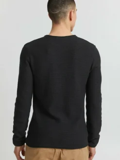 Solid Pullover & Strickjacken<Herren Strickpullover - SDJarah schwarz uni