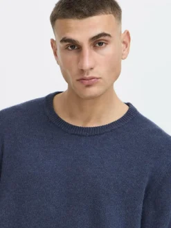 Solid Pullover & Strickjacken<Herren Strickpullover - SDRICK blau meliert