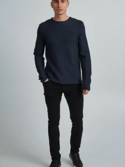 Solid Pullover & Strickjacken<Herren Strickpullover - SDJarah blau uni