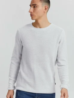 Solid Pullover & Strickjacken<Herren Strickpullover - SDJarah hellgrau uni