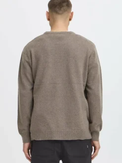 Solid Pullover & Strickjacken<Herren Strickpullover - SDRICK braun meliert