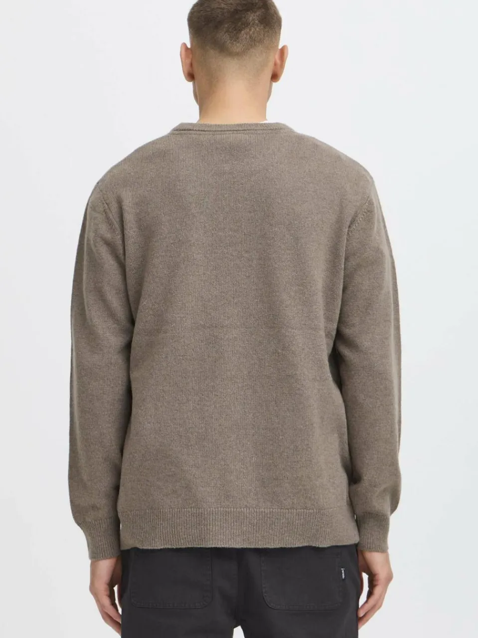 Solid Pullover & Strickjacken<Herren Strickpullover - SDRICK braun meliert