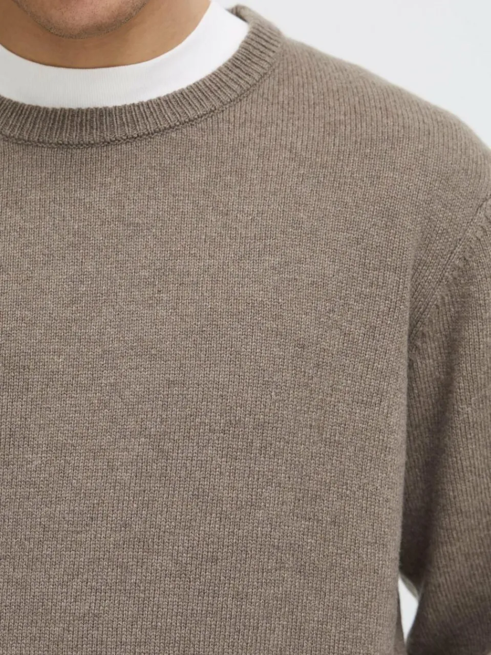 Solid Pullover & Strickjacken<Herren Strickpullover - SDRICK braun meliert