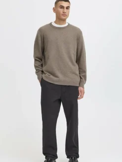 Solid Pullover & Strickjacken<Herren Strickpullover - SDRICK braun meliert