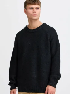 Solid Pullover & Strickjacken<Herren Strickpullover - SDNOHAR schwarz strukturiert
