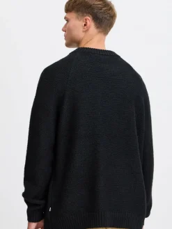 Solid Pullover & Strickjacken<Herren Strickpullover - SDNOHAR schwarz strukturiert