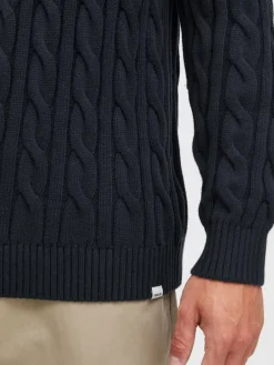 Solid Pullover & Strickjacken<Herren Strickpullover - SDGibril blau uni