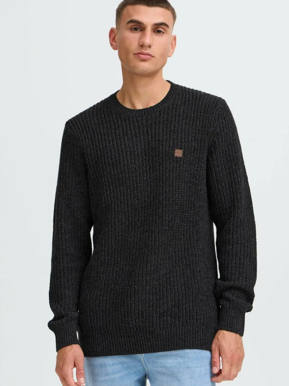 Solid Pullover & Strickjacken<Herren Strickpullover - SDRICKY grau meliert