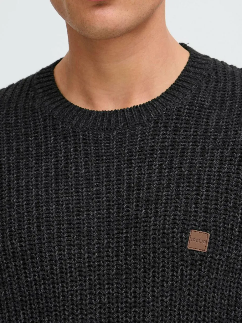 Solid Pullover & Strickjacken<Herren Strickpullover - SDRICKY grau meliert