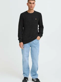 Solid Pullover & Strickjacken<Herren Strickpullover - SDRICKY grau meliert