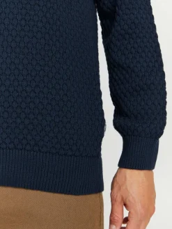 Solid Pullover & Strickjacken<Herren Strickpullover - SDClive blau uni