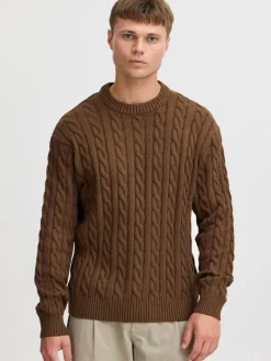 Solid Pullover & Strickjacken<Herren Strickpullover - SDMALCOLM braun gemustert