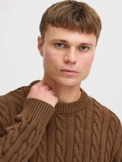 Solid Pullover & Strickjacken<Herren Strickpullover - SDMALCOLM braun gemustert