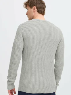 Solid Pullover & Strickjacken<Herren Strickpullover - SDARON hellgrau uni