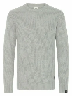 Solid Pullover & Strickjacken<Herren Strickpullover - SDARON hellgrau uni