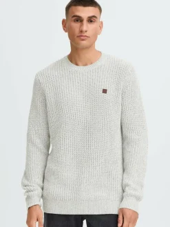 Solid Pullover & Strickjacken<Herren Strickpullover - SDRICKY hellgrau meliert