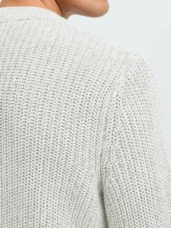 Solid Pullover & Strickjacken<Herren Strickpullover - SDRICKY hellgrau meliert