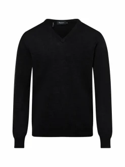 Herren MAERZ Pullover & Strickjacken>Herren Strickpullover aus Schurwolle