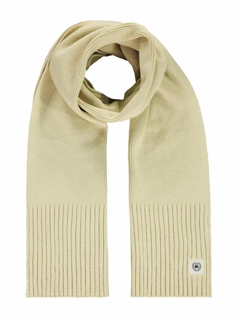 LERROS Schals & Tücher<Herren Strickschal weiß uni