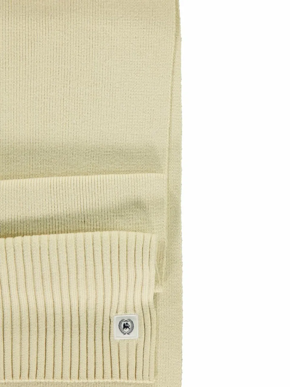 LERROS Schals & Tücher<Herren Strickschal weiß uni