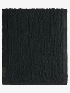 Carlo Colucci Schals & Tücher<Herren Strickschal - Corazza schwarz uni