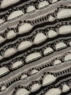 Redefined Rebel Shirts<Herren Strickshirt - RRRocco schwarz mehrfarbig strukturiert